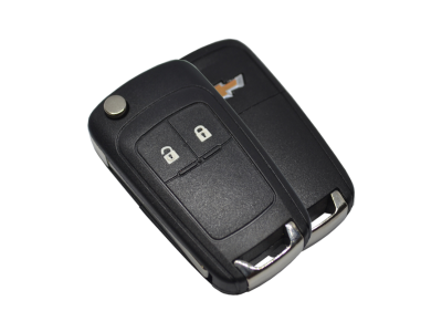 Выкидной ключ 2 кнопки Chevrolet Aveo, Cruze, Orlando - Купить автомобильные ключи в Екатеринбурге - изготовление, ремонт, программирование